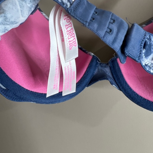 Pink Victoria’s Secret bra wear every wear push up 32c - Picture 8 of 8